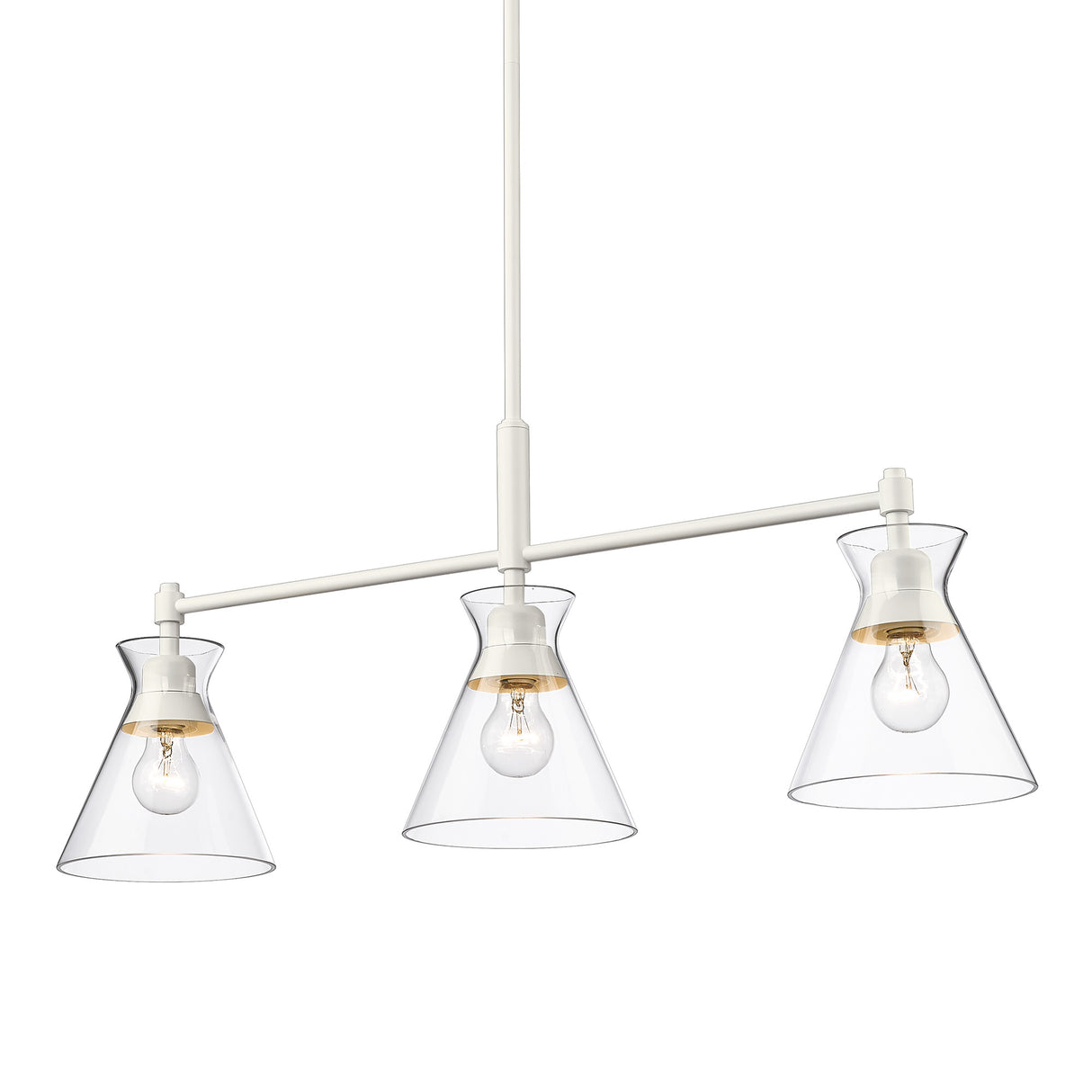 Malta WHT Matte White Linear Pendant