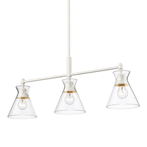 Malta WHT Matte White Linear Pendant