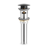 Artos Pop-Up Drain with Overflow Matte Black – F910-12BK