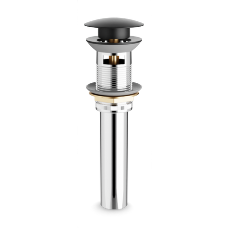 Artos Pop-Up Drain with Overflow Matte Black – F910-12BK