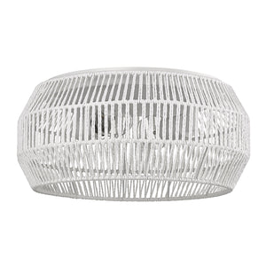 Marlee WHT Matte White 2 Light Flush Mount