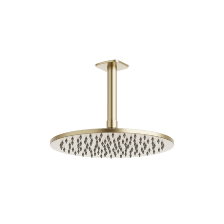 Artos Harmony 10" Rain Shower Head on Ceiling Mount Arm Satin Brass – F924C10SB