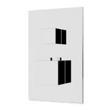 Artos Edge Thermostat with 3-Way Diverter & Off Position Trim Kit Chrome – F903B-59TKCH