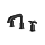 Artos Opera 8" Widespread Bathroom Faucet With Low Spout & Cross Handles Matte Black – FS314BK