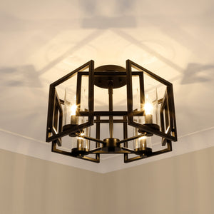 Marco Flush Mount in Matte Black