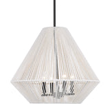 Valentina 4 Light Pendant in Matte Black