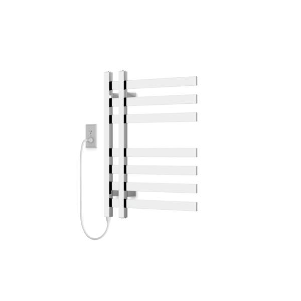 Artos Lioni 27" x 20" Plug-In Heated Towel Rail Chrome – MS06950P-CH