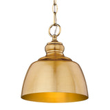Holmes MBG Mini Pendant in Modern Brushed Gold