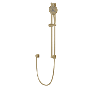 Artos Harmony Flexible Hose Slide Bar Kit with Separate Water Outlet Satin Brass