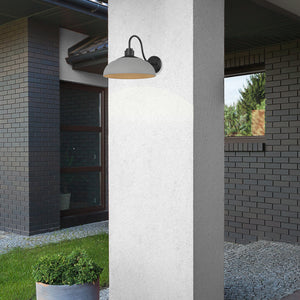 Levitt Natural Black Large Wall Sconce - Outdoor