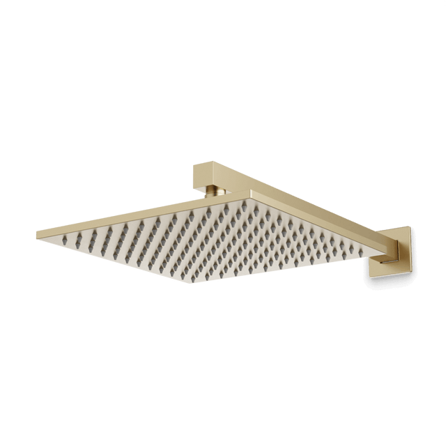 Artos Edge 10" Rain Shower Head on Ceiling Mount Arm Satin Brass – F907-50SB