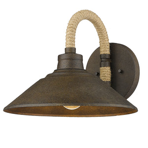 Journey 1 Light Wall Sconce in Dark Rust