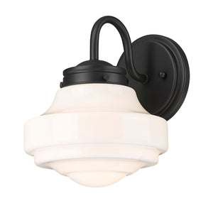 Ingalls Matte Black 1 Light Wall Sconce