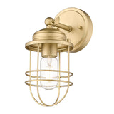 Seaport 1-Light Wall Sconce in Brushed Champagne Bronze