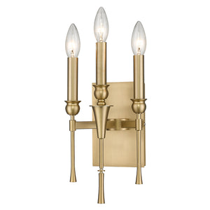 Landon BCB 3 Light Wall Sconce in Brushed Champagne Bronze