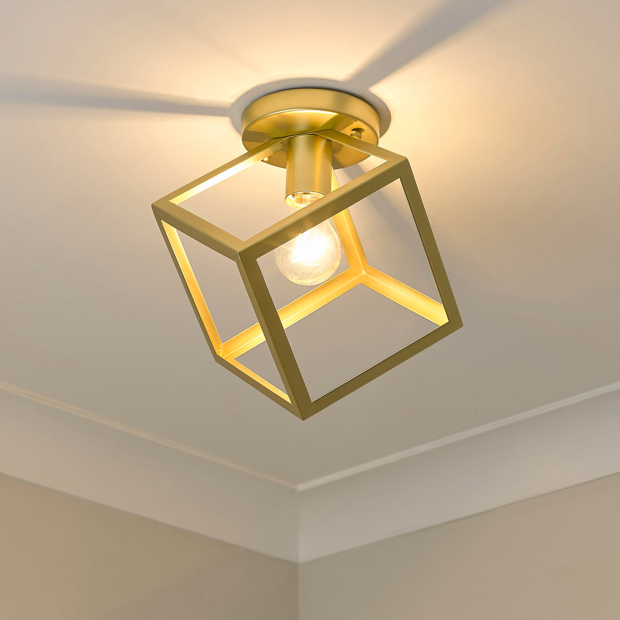 Cassio Flush Mount in Olympic Gold