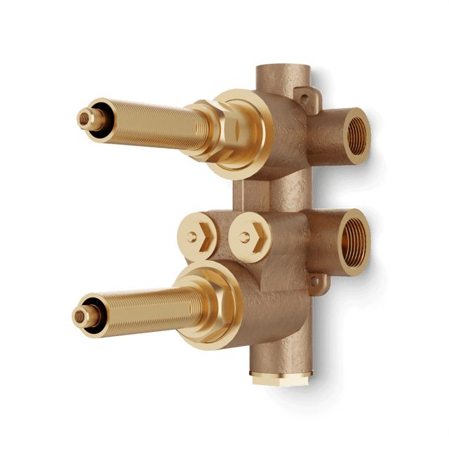 Artos 3/4" Thermostatic Valve with 3-Way Shared Diverter & Off Position – F973ANSVO