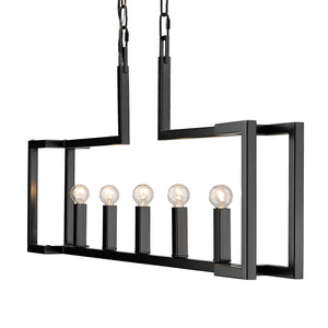 Kinsington Linear Pendant in Matte Black
