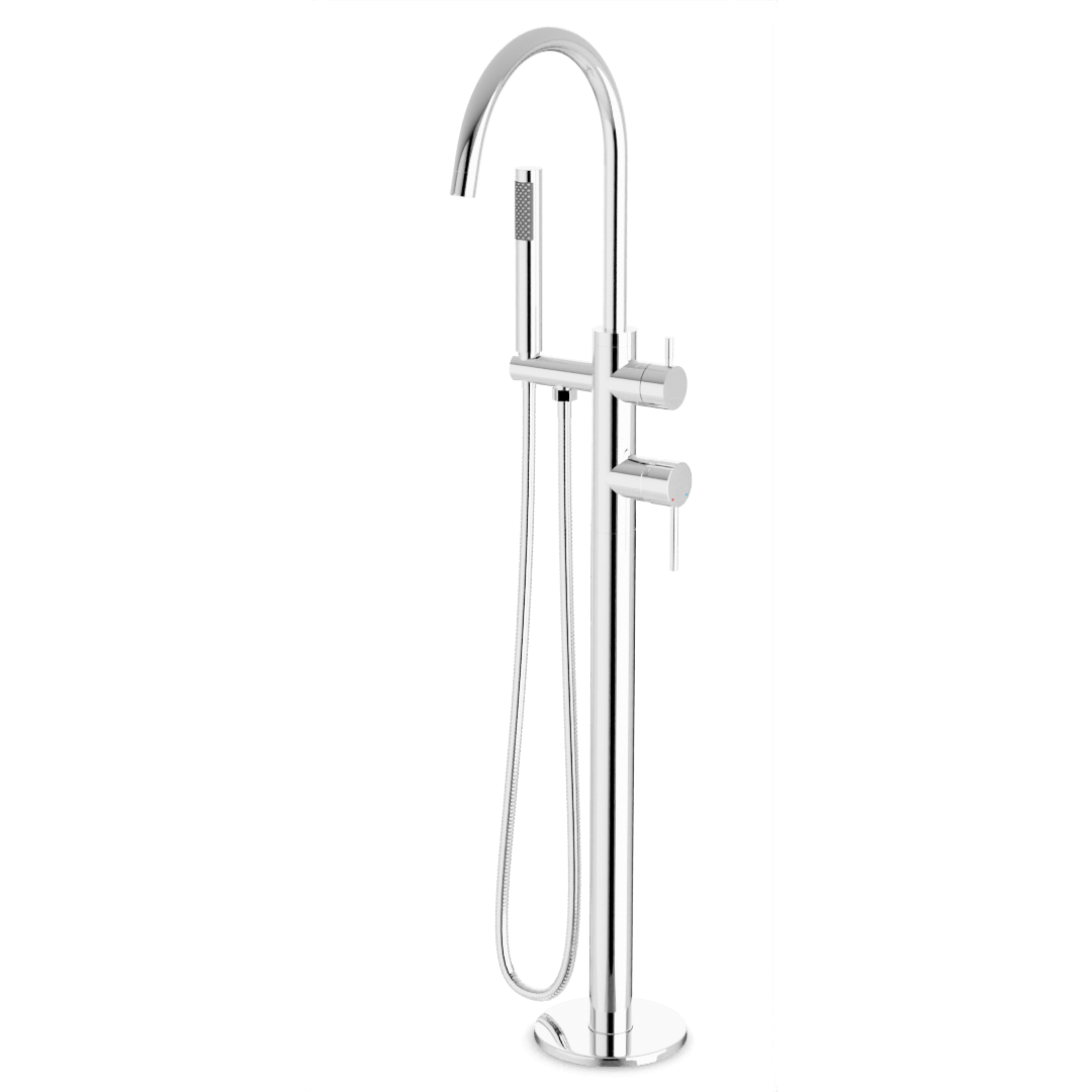 Artos Opera Floor Mount Tub Filler Trim Kit with Hand Shower Chrome – FS510TKCH