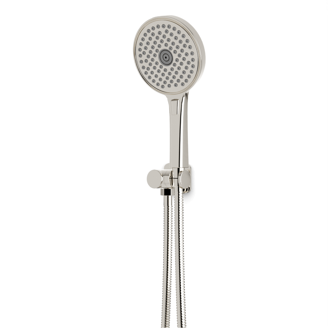Artos Harmony Flexible Hose Hand Shower Kit on Pivoting Hook Polished Nickel – F907-110TRPN