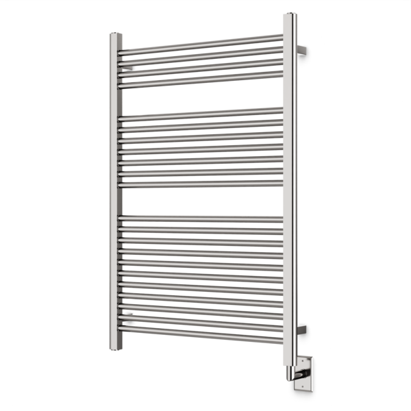 Artos Denby 44" x 30" Hardwired Heated Towel Rail Brushed Nickel – M11175W-BN