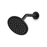 Artos Opera 6" Shower Head on Angled Arm Matte Black – F907-74BK