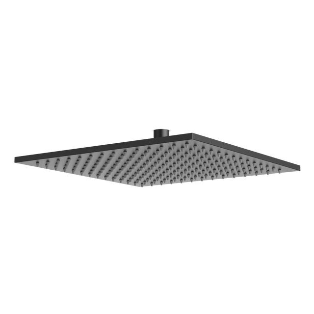 Artos Edge 12" Rain Shower Head Matte Black – F901-6BK