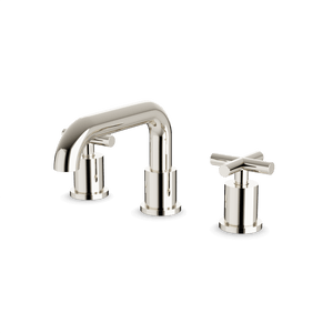 Artos Opera 8" Widespread Bathroom Faucet With Low Spout & Cross Handles Polished Nickel – FS314PN