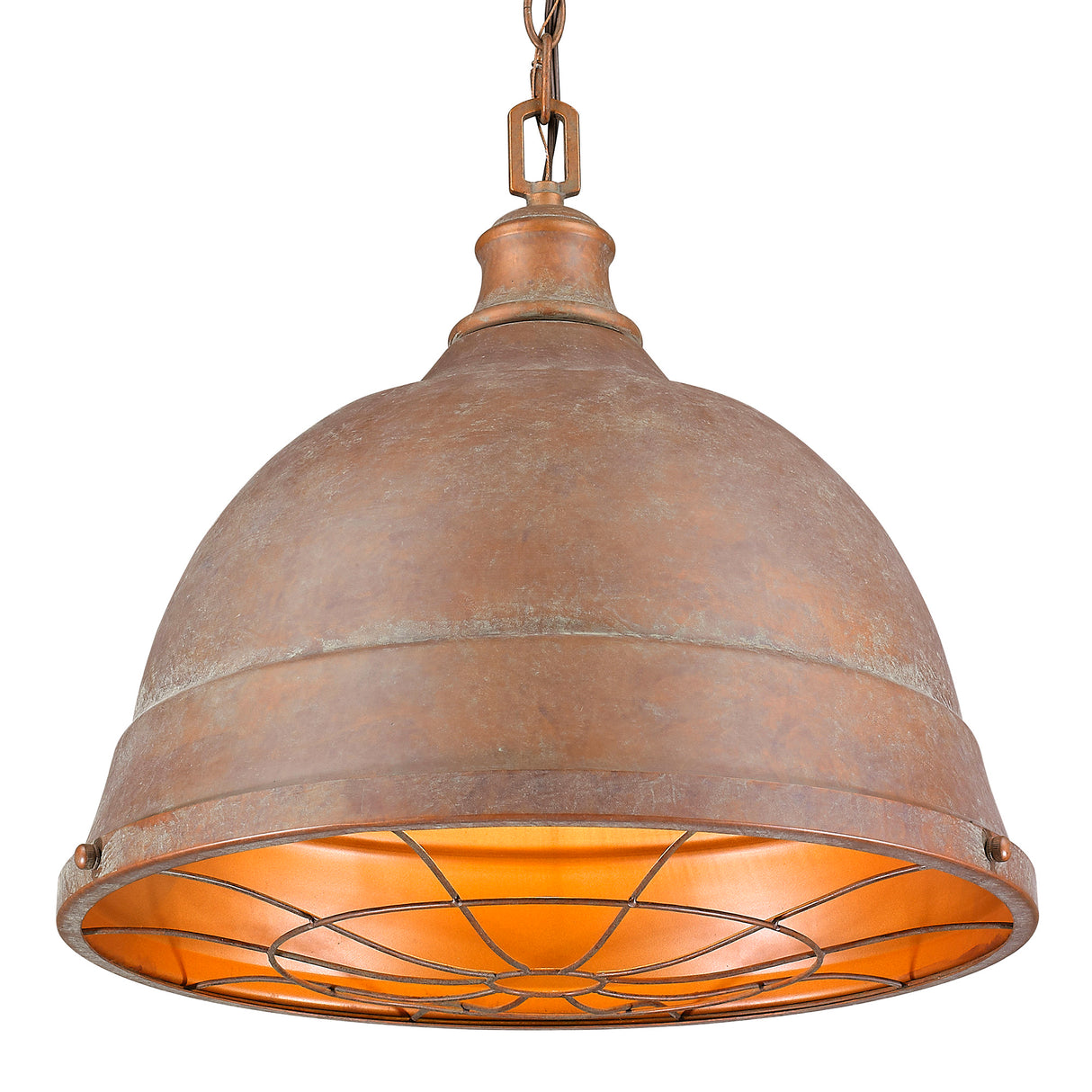 Bartlett 2 Light Pendant in Copper Patina