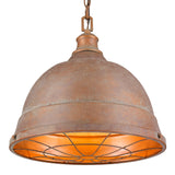 Bartlett 2 Light Pendant in Copper Patina