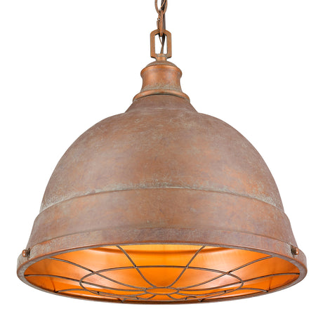 Bartlett 2 Light Pendant in Copper Patina