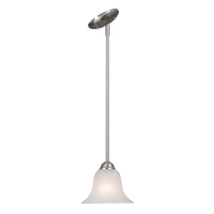 Multi-Family Mini Pendant in Pewter with Marbled Glass