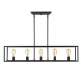 Wesson Linear Pendant in Matte Black