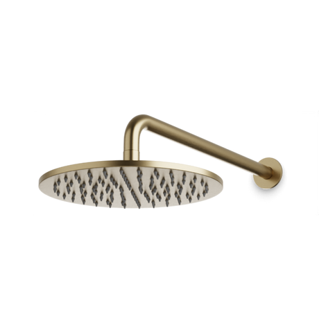 Artos Opera 10" Rain Shower Head on Ceiling Mount Arm Satin Brass – F907-60SB