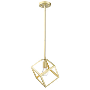 Cassio Mini Pendant in Olympic Gold