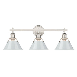 Orwell PW Pewter 3 Light Bath Vanity