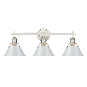 Orwell PW Pewter 3 Light Bath Vanity