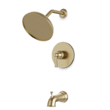 Artos Classic Pressure Balance Tub / Shower Trim Kit Satin Brass – TS182SB