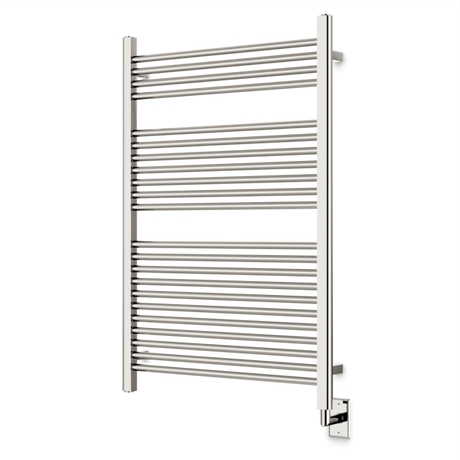 Artos Denby 44" x 30" Hardwired Heated Towel Rail Polished Nickel – M11175W-PN