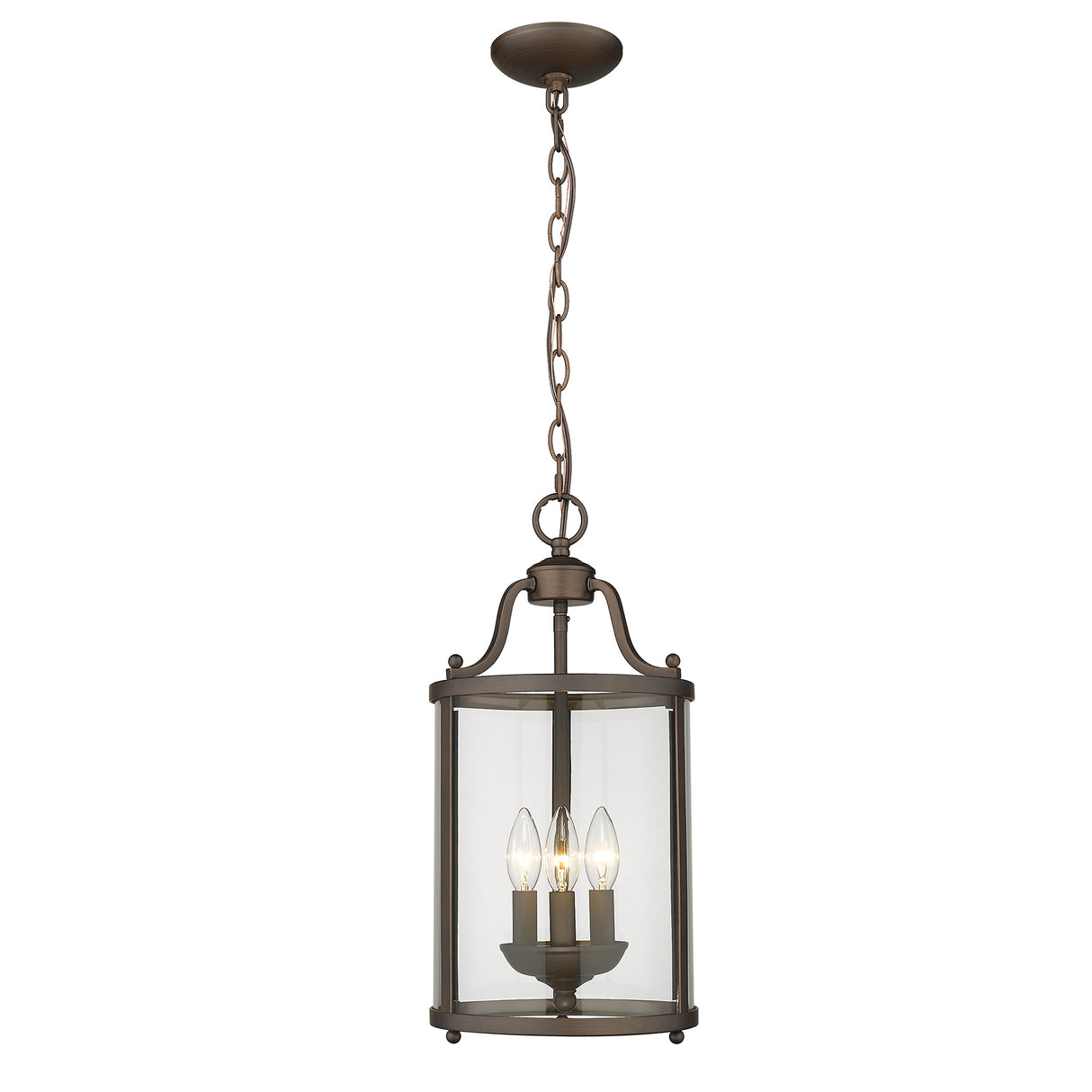 Payton RBZ 3 Light Pendant in Rubbed Bronze