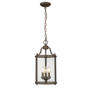 Payton RBZ 3 Light Pendant in Rubbed Bronze