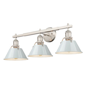 Orwell PW Pewter 3 Light Bath Vanity