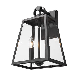 Lautner Natural Black Wall Sconce - Outdoor