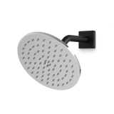 Artos Otella 8" Shower Head on Angled Arm Chrome / Matte Black – F907-11CHB