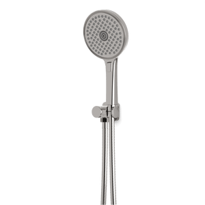 Artos Harmony Flexible Hose Hand Shower Kit on Pivoting Hook Brushed Nickel