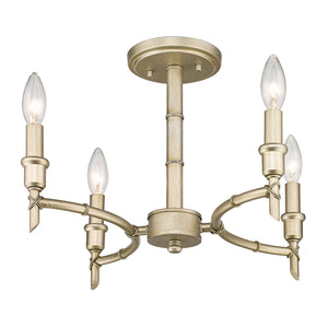 Cambay Semi-Flush in White Gold