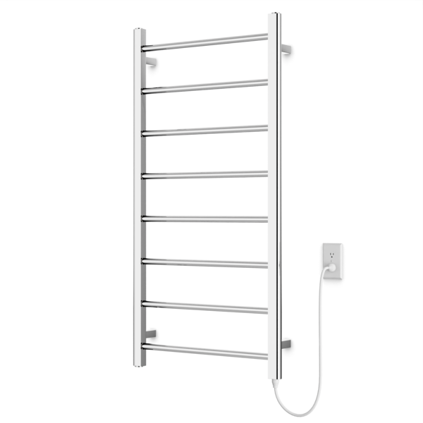 Artos Ryton 47" x 24" Plug-In Heated Towel Rail Chrome – MR12060P-CH