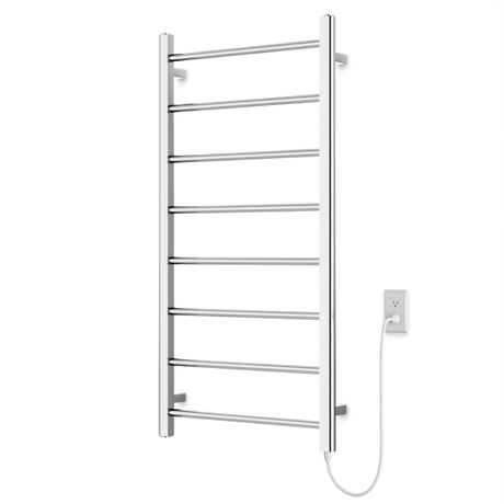 Artos Ryton 47" x 24" Plug-In Heated Towel Rail Chrome – MR12060P-CH