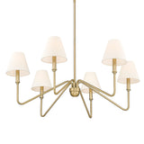 Kennedy BCB Brushed Champagne Bronze 6 Light Chandelier
