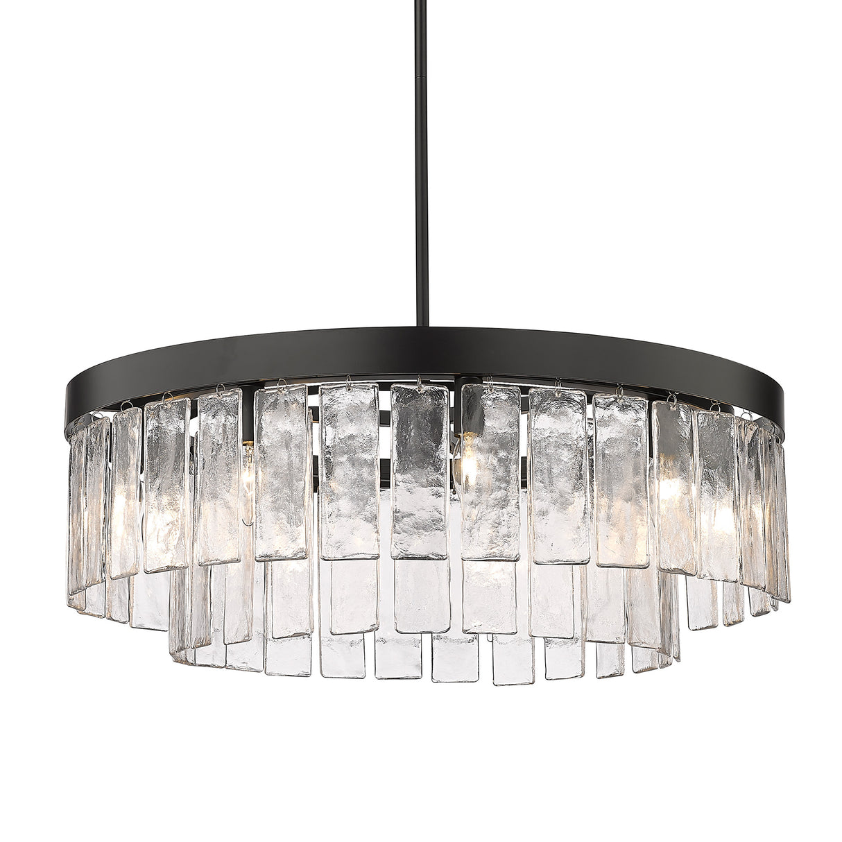 Ciara BLK Matte Black 9 Light Chandelier